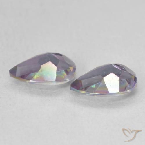 Shop natural 1.22ct Multicolore Quartz mystique gems, En forme de poire, from Brésil at GemSelect. In stock, global shipping!