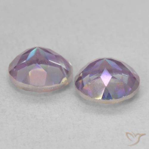 Achetez naturel 0.90ct Multicolore Quartz mystique gems, Coupe roude, En provenance Brésil chez GemSelect. En stock, livraison internationale!