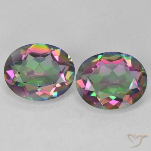 Shop natural 5.93ct Multicolore Quartz mystique gems, ovale, from Brésil at GemSelect. In stock, global shipping!