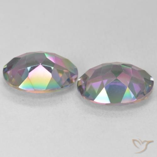 Shop natural 5.93ct Multicolore Quartz mystique gems, ovale, from Brésil at GemSelect. In stock, global shipping!