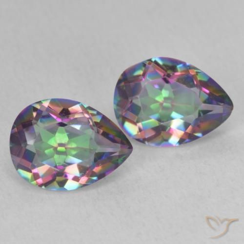 Shop natural 2.19ct Multicolore Quartz mystique gems, En forme de poire, from Brésil at GemSelect. In stock, global shipping!