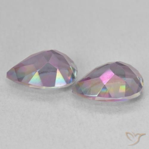 Shop natural 2.12ct Multicolore Quartz mystique gems, En forme de poire, from Brésil at GemSelect. In stock, global shipping!