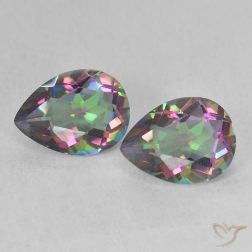 Shop natural 2.27ct Multicolore Quartz mystique gems, En forme de poire, from Brésil at GemSelect. In stock, global shipping!