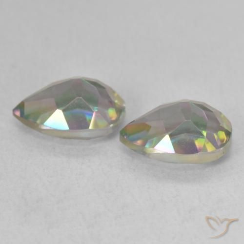 Shop natural 2.27ct Multicolore Quartz mystique gems, En forme de poire, from Brésil at GemSelect. In stock, global shipping!