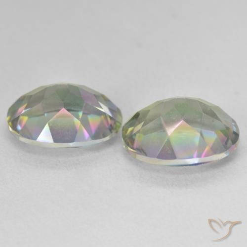 Shop natural 6.90ct Multicolore Quartz mystique gems, ovale, from Brésil at GemSelect. In stock, global shipping!