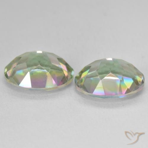 Shop natural 6.33ct Multicolore Quartz mystique gems, ovale, from Brésil at GemSelect. In stock, global shipping!