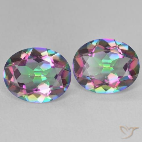 Shop natural 6.02ct Multicolore Quartz mystique gems, ovale, from Brésil at GemSelect. In stock, global shipping!