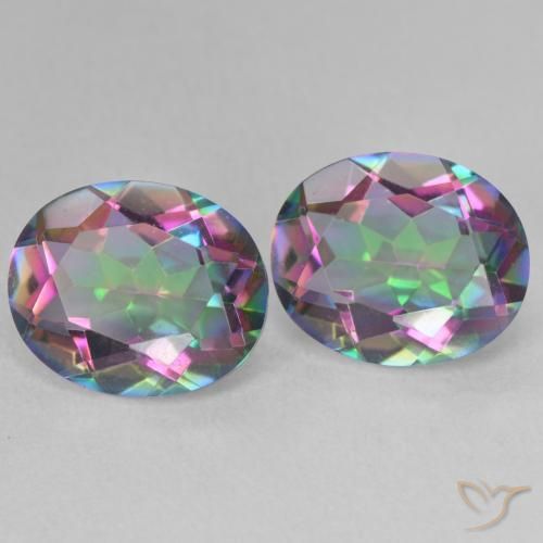 Shop natural 6.63ct Multicolore Quartz mystique gems, ovale, from Brésil at GemSelect. In stock, global shipping!