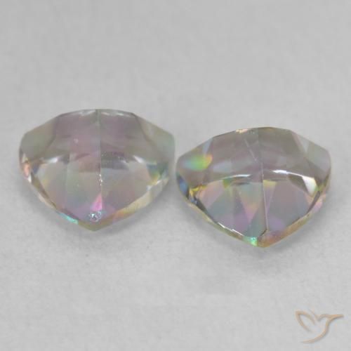 Shop natural 1.47ct Multicolore Quartz mystique gems, Trillion, from Brésil at GemSelect. In stock, global shipping!