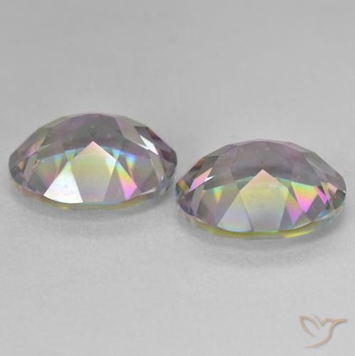 Shop natural 10.86ct Multicolore Quartz mystique gems, ovale, from Brésil at GemSelect. In stock, global shipping!