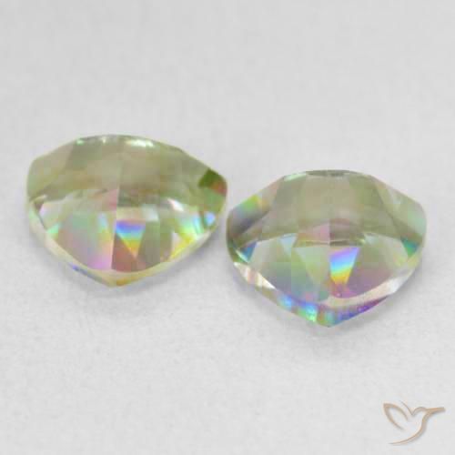 Shop natural 1.52ct Multicolore Quartz mystique gems, Trillion, from Brésil at GemSelect. In stock, global shipping!