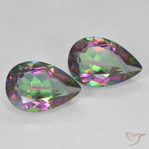 Shop natural 5.93ct Multicolore Quartz mystique gems, En forme de poire, from Brésil at GemSelect. In stock, global shipping!