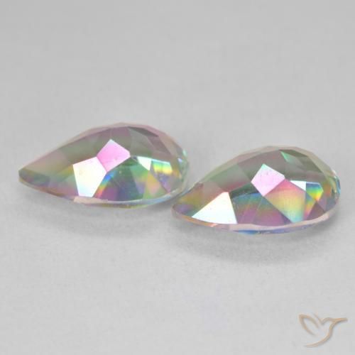 Shop natural 5.81ct Multicolore Quartz mystique gems, En forme de poire, from Brésil at GemSelect. In stock, global shipping!