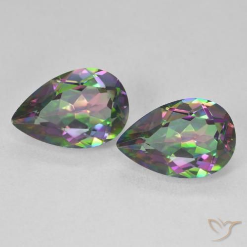 Shop natural 5.78ct Multicolore Quartz mystique gems, En forme de poire, from Brésil at GemSelect. In stock, global shipping!