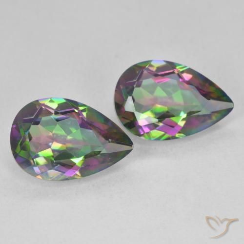 Shop natural 5.78ct Multicolore Quartz mystique gems, En forme de poire, from Brésil at GemSelect. In stock, global shipping!