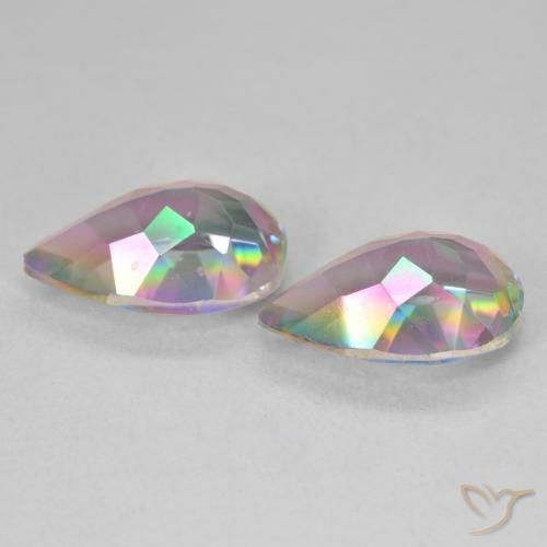 Shop natural 5.78ct Multicolore Quartz mystique gems, En forme de poire, from Brésil at GemSelect. In stock, global shipping!
