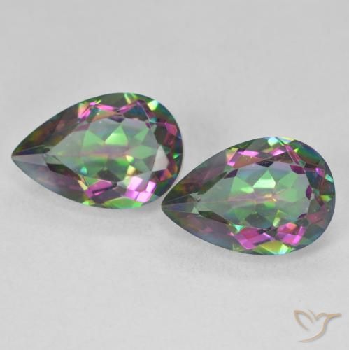 Shop natural 6.09ct Multicolore Quartz mystique gems, En forme de poire, from Brésil at GemSelect. In stock, global shipping!