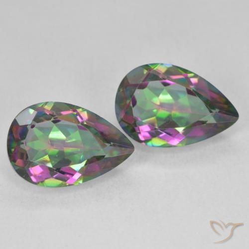 Shop natural 6.09ct Multicolore Quartz mystique gems, En forme de poire, from Brésil at GemSelect. In stock, global shipping!