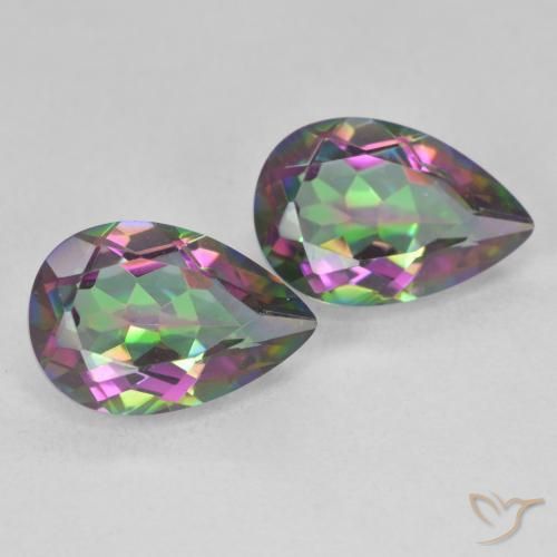 Shop natural 5.82ct Multicolore Quartz mystique gems, En forme de poire, from Brésil at GemSelect. In stock, global shipping!
