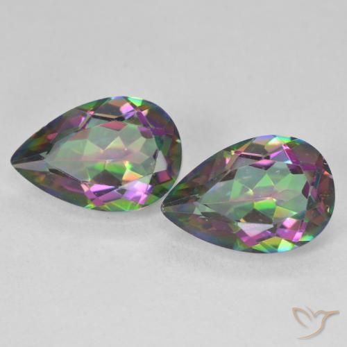 Shop natural 5.79ct Multicolore Quartz mystique gems, En forme de poire, from Brésil at GemSelect. In stock, global shipping!