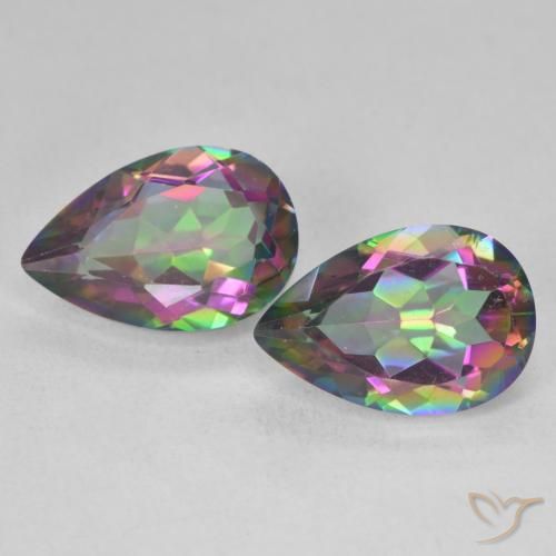 Shop natural 5.73ct Multicolore Quartz mystique gems, En forme de poire, from Brésil at GemSelect. In stock, global shipping!