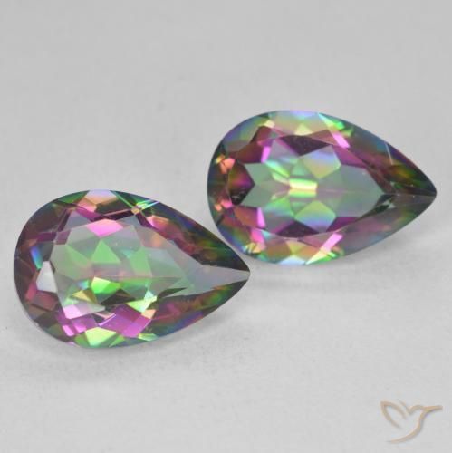 Shop natural 5.73ct Multicolore Quartz mystique gems, En forme de poire, from Brésil at GemSelect. In stock, global shipping!