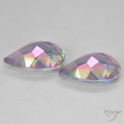 Shop natural 5.73ct Multicolore Quartz mystique gems, En forme de poire, from Brésil at GemSelect. In stock, global shipping!
