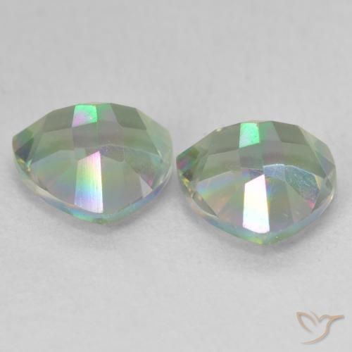 Shop natural 2.24ct Multicolore Quartz mystique gems, Trillion, from Brésil at GemSelect. In stock, global shipping!