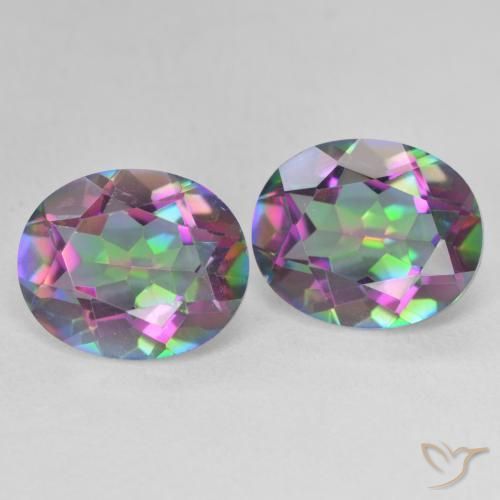 Shop natural 6.87ct Multicolore Quartz mystique gems, ovale, from Brésil at GemSelect. In stock, global shipping!