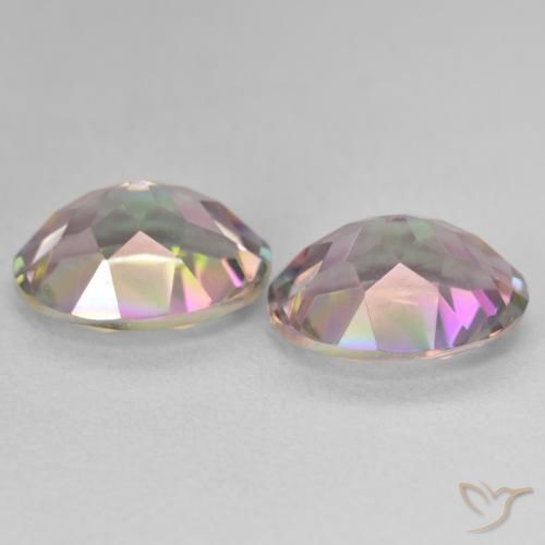 Shop natural 6.41ct Multicolore Quartz mystique gems, ovale, from Brésil at GemSelect. In stock, global shipping!