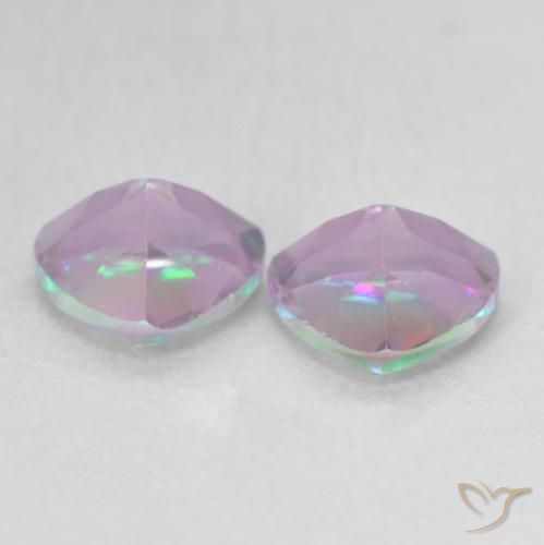Shop natural 1.37ct Multicolore Quartz mystique gems, Trillion, from Brésil at GemSelect. In stock, global shipping!