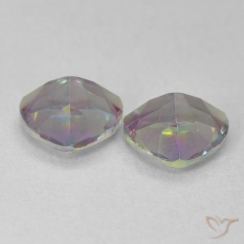 Shop natural 1.32ct Multicolore Quartz mystique gems, Trillion, from Brésil at GemSelect. In stock, global shipping!