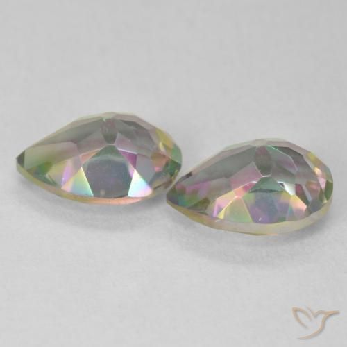Shop natural 2.16ct Multicolore Quartz mystique gems, En forme de poire, from Brésil at GemSelect. In stock, global shipping!