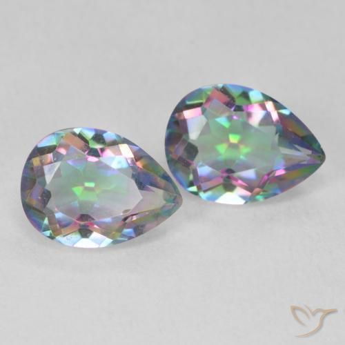 Shop natural 2.19ct Multicolore Quartz mystique gems, En forme de poire, from Brésil at GemSelect. In stock, global shipping!