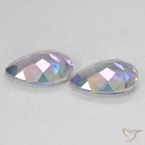 Shop natural 3.31ct Multicolore Quartz mystique gems, En forme de poire, from Brésil at GemSelect. In stock, global shipping!