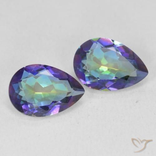 Shop natural 3.42ct Multicolore Quartz mystique gems, En forme de poire, from Brésil at GemSelect. In stock, global shipping!