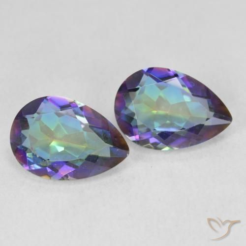 Shop natural 3.42ct Multicolore Quartz mystique gems, En forme de poire, from Brésil at GemSelect. In stock, global shipping!