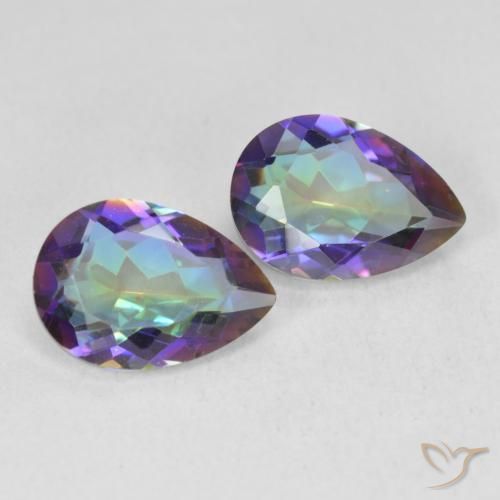 Shop natural 3.43ct Multicolore Quartz mystique gems, En forme de poire, from Brésil at GemSelect. In stock, global shipping!