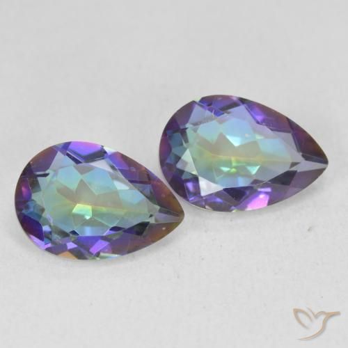 Shop natural 3.45ct Multicolore Quartz mystique gems, En forme de poire, from Brésil at GemSelect. In stock, global shipping!