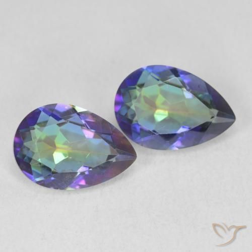 Shop natural 3.45ct Multicolore Quartz mystique gems, En forme de poire, from Brésil at GemSelect. In stock, global shipping!