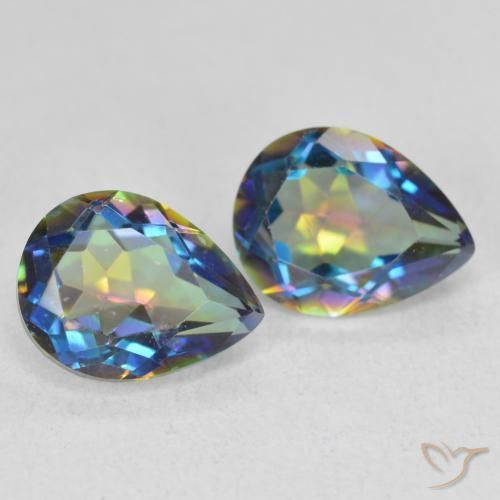 Shop natural 3.22ct Multicolore Quartz mystique gems, En forme de poire, from Brésil at GemSelect. In stock, global shipping!