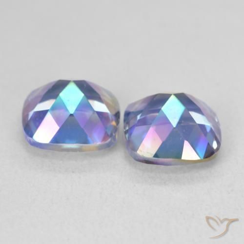 Shop natural 4.15ct Multicolore Quartz mystique gems, Coussin, from Brésil at GemSelect. In stock, global shipping!