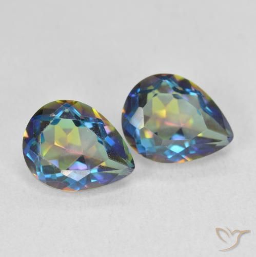 Shop natural 3.34ct Multicolore Quartz mystique gems, En forme de poire, from Brésil at GemSelect. In stock, global shipping!
