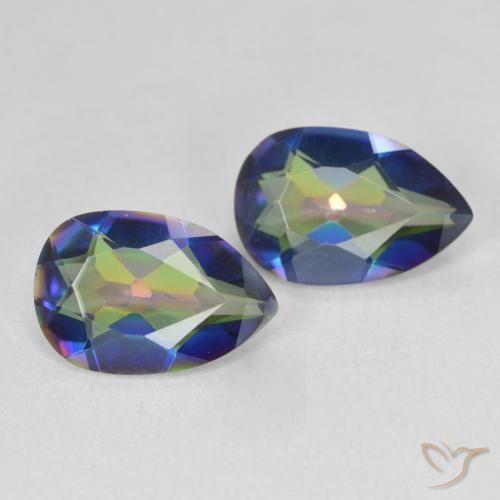 Shop natural 4.75ct Multicolore Quartz mystique gems, En forme de poire, from Brésil at GemSelect. In stock, global shipping!