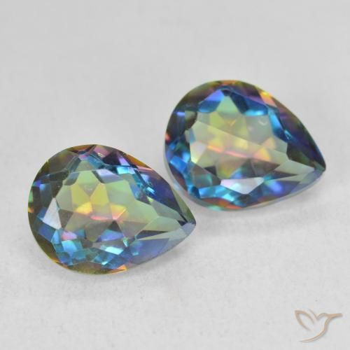 Shop natural 3.31ct Multicolore Quartz mystique gems, En forme de poire, from Brésil at GemSelect. In stock, global shipping!