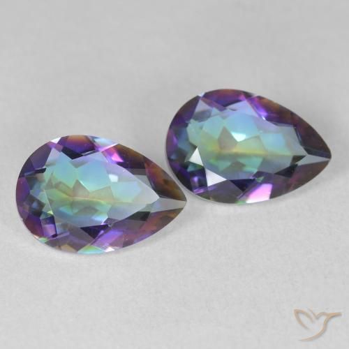 Shop natural 3.26ct Multicolore Quartz mystique gems, En forme de poire, from Brésil at GemSelect. In stock, global shipping!