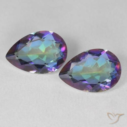 Shop natural 3.50ct Multicolore Quartz mystique gems, En forme de poire, from Brésil at GemSelect. In stock, global shipping!