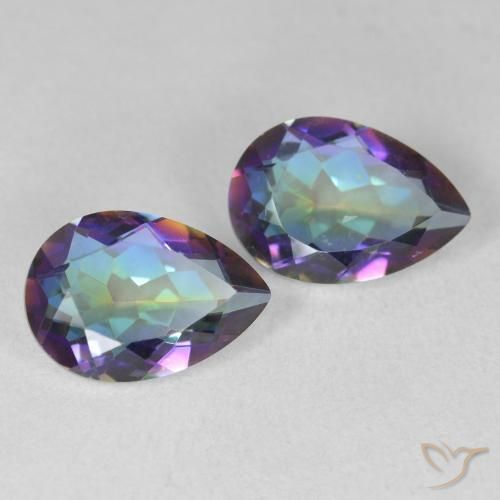 Shop natural 3.50ct Multicolore Quartz mystique gems, En forme de poire, from Brésil at GemSelect. In stock, global shipping!