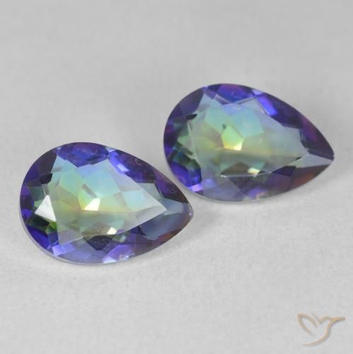 Shop natural 3.48ct Multicolore Quartz mystique gems, En forme de poire, from Brésil at GemSelect. In stock, global shipping!
