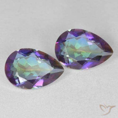Shop natural 3.37ct Multicolore Quartz mystique gems, En forme de poire, from Brésil at GemSelect. In stock, global shipping!
